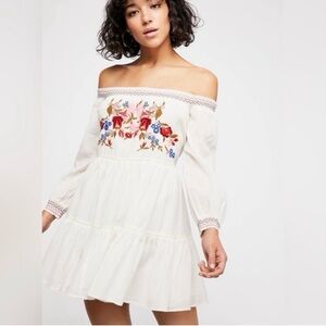 NWT Free People Sunbeam Floral Mini Dress